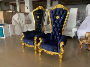 Reposabrazos <span class=keywords><strong>de</strong></span> lujo más barato, silla <span class=keywords><strong>de</strong></span> trono real <span class=keywords><strong>de</strong></span> rey <span class=keywords><strong>de</strong></span> <span class=keywords><strong>oro</strong></span> <span class=keywords><strong>de</strong></span> lujo, boda, novio, eventos, banquete, <span class=keywords><strong>Hotel</strong></span> - Product Image 6