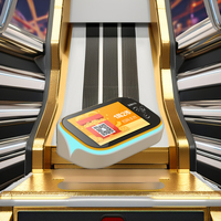 Système de jeu d'arcade Funova T10 en plastique durable avec lecteur de cartes et logiciel de contrôle pour centre de divertissement familial