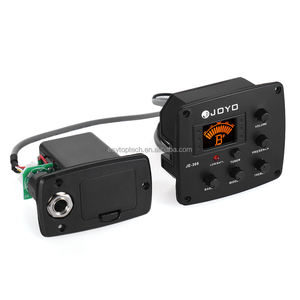 JOYO-guitarra acústica JE-305 Piezo Pickup Preamp, ecualizador EQ de 4 bandas, sistema sintonizador con pantalla LCD, piezas de guitarra de alta calidad - Product Image 1