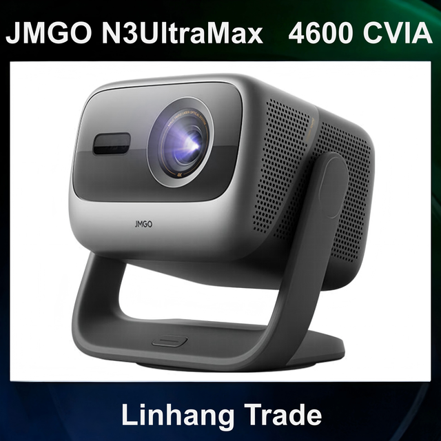 JMGO Projector N3 Ultra Max 4K Three-color Laser Android 11 4GB 128G Portable DLP Home Theater Ultra HD