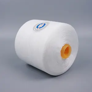 Dikiş ipliği eğrilmiş polyester iplik 3 kat iplik eğrilmiş polyester iplik 50/3 dikiş