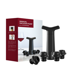 Nouveauté : Accessoires pour le <span class=keywords><strong>vin</strong></span>, ensemble de <span class=keywords><strong>pompe</strong></span> à <span class=keywords><strong>vide</strong></span> pour conserver le <span class=keywords><strong>vin</strong></span>, avec 4 bouchons pour bouteilles de <span class=keywords><strong>vin</strong></span> - Product Image 1