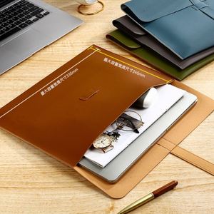 Waterproof A4 PU Leather Document Folder with Custom Logo Professional File Organizer for Business or Welcome Gifts - Product Image 6