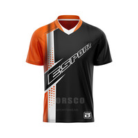 Maillots de sport unisexes OEM/ODM avec logo, 100 % polyester respirant, écologiques, séchage rapide, pour l'e-sport d'élite