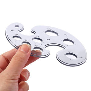 Juego de <span class=keywords><strong>Reglas</strong></span> Curvas de Plástico Francesas de Tres Formas FOSKA Profesional para Diseño de Moda, Arquitectura, Diseño de Interiores y Proyectos de Bricolaje - Product Image 5