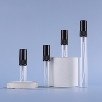 Bouteille de parfum en verre de 5ml en gros atomiseur de voyage rechargeable vide avec pulvérisateur à pompe quantité minimale de commande 100 pièces