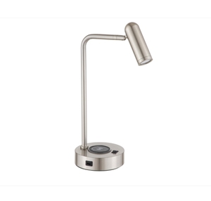 Contemporary 6 Watt LED <b>Table</b> Lamp for Home Hotel Simple Modern <b>Bedside</b> Light Living Room Bedroom Reading Metal <b>Bedside</b> Light - Product Image 1