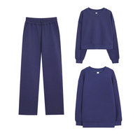 Vêtements en gros, sweat-shirts à manches longues et col rond, ensemble de 3 pièces, pantalons de survêtement de haute qualité, ensembles de sweat-shirts trois pièces pour femmes