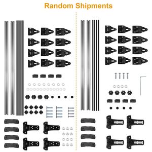 DB 47.24in Porte-bagages de toit universel en aluminium Barre transversale Cargo Carrier Capacité de 165LBS Convient à la plupart des barres de toit de voiture de wagon de véhicule - Product Image 5