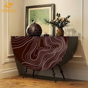 Consolle d'ingresso in legno massello cinese, lussuosa decorazione <span class=keywords><strong>per</strong></span> la casa nuova, mobile contenitore convertibile da parete <span class=keywords><strong>per</strong></span> ingresso, <span class=keywords><strong>corridoio</strong></span> e soggiorno - Product Image 3