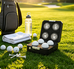 Boîtier chauffant portable et rechargeable pour balles de golf, accessoire pour chariot de golf d'hiver en extérieur, outil à température réglable, boîte de golf pour activités de golf - Product Image 3