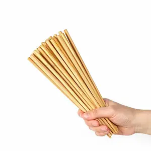 Bacchette di bambù usa e getta calde e rotonde di opp può essere personalizzato logo bacchette di legno