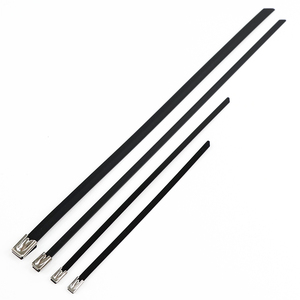 Offre Spéciale : Serre-câbles professionnels en acier inoxydable recouvert de PVC, auto-bloquants, avec barbelures, 4.6x100mm, -40~+120°C - Product Image 4