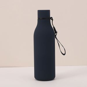 Lightweight American Narrow <b>Bottle</b>, Stainless Jug with Rope for Backpack Travel & Outdoor Hiking - Product Image 2