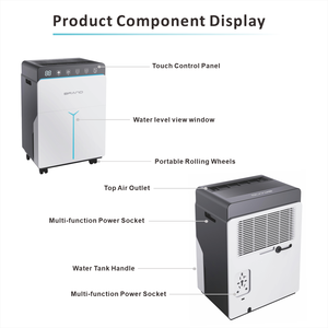 <span class=keywords><strong>Deshumidificador</strong></span> Eléctrico de 6L para el Hogar 2026 con Pantalla Digital, Modo de Sueño, Temporizador, Bajo Nivel de Ruido y Eficiencia Energética - Product Image 2