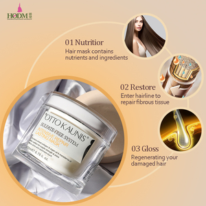 Masque de soin capillaire au collagène augmentation du volume anti perte de cheveux conditionnement en profondeur hydrater les cheveux des racines aux pointes logo OEM/ODM pot - Product Image 1