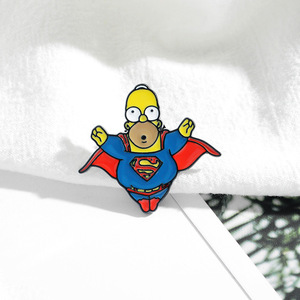Pins Metálicos de <span class=keywords><strong>los</strong></span> <span class=keywords><strong>Simpson</strong></span> al por Mayor, Pin de Esmalte Duro para Ocasiones como Navidad, Día Nacional, Halloween, Graduación, Temática de Hadas - Product Image 4