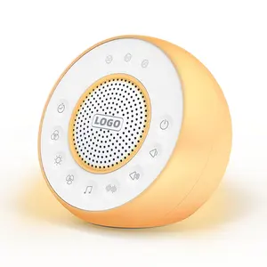 Máquina de sonido de ruido blanco para adultos, 31 sonidos, ayuda para dormir, ayuda para bebés, luz Led nocturna, ventilador sin bucle