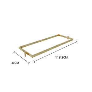 Étagères murales réglables DIY et système de connexion de tubes pour portant à vêtements en tuyaux industriels, aménagement personnalisé pour boutique - Product Image 6