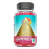 Gummies au collagène avec vitamine C - Favorise la santé des cheveux, de la peau et des ongles - Complément beauté fruité pour adultes