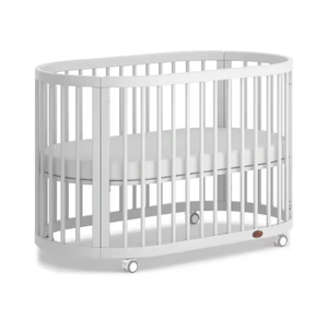 เปลเด็กอ่อนอลูมิเนียมอัลลอยด์สุดหรู โครงเคลือบสีฝุ่นอย่างดี โครงสร้างล็อคแน่นหนา ระบายอากาศได้ดี แบบระแนง สำหรับห้องนอนโรงแรม รับประกัน 1 ปี - Product Image 6