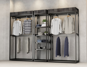 In stile industriale negozio di abbigliamento Boutique Multi-funzionale appendiabiti porta vestiti e appendiabiti - Product Image 6