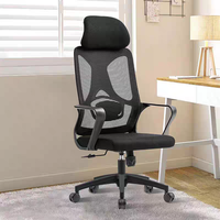 Chaise de bureau à dossier haut chaise de bureau à dossier haut chaise de loisirs en tissu pour salon et bureau