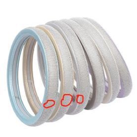 Funda para Volante Decorada con Pedrería Azul, Accesorio para Automóvil - Product Image 3