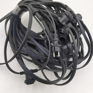 <span class=keywords><strong>สาย</strong></span>ไฟแบน 220V E27 <span class=keywords><strong>สาย</strong></span><span class=keywords><strong>ยาง</strong></span>สำหรับหลอด<span class=keywords><strong>ไฟ</strong></span> <span class=keywords><strong>100</strong></span> <span class=keywords><strong>เมตร</strong></span> <span class=keywords><strong>100</strong></span> หลอด ฐานหลอด E27 G45 <span class=keywords><strong>สาย</strong></span>ไฟสำหรับไฟถนน - Product Image 1