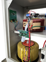 Régulateur de tension servo 10 kVA monophasé entièrement en cuivre, stabilisateur AVR pour équipement d'atelier industriel