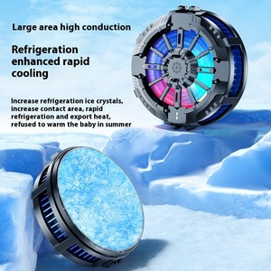 Potente Enfriador de Teléfono Móvil con Pantalla Digital, Anillo Magnético con Luz, Accesorio para Juegos, Enfriador de Teléfono con Pantalla Digital - Product Image 3