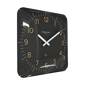 14 Inch Hình Vuông Khách Sạn Thạch Anh Gỗ Đồng Hồ Treo Tường Tùy Chỉnh Mới Lạ Mắt Đồng Hồ Thiết Kế Cho Sống Đen Reed Lớn Đồng Hồ Treo Tường - Product Image 1