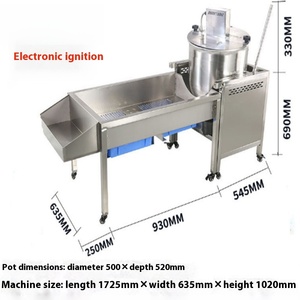 Thương mại hoàn toàn tự động công nghiệp bỏng ngô <span class=keywords><strong>Maker</strong></span> Gas sưởi ấm với nhãn hiệu/điện khuấy bỏng ngô Máy làm - Product Image 5