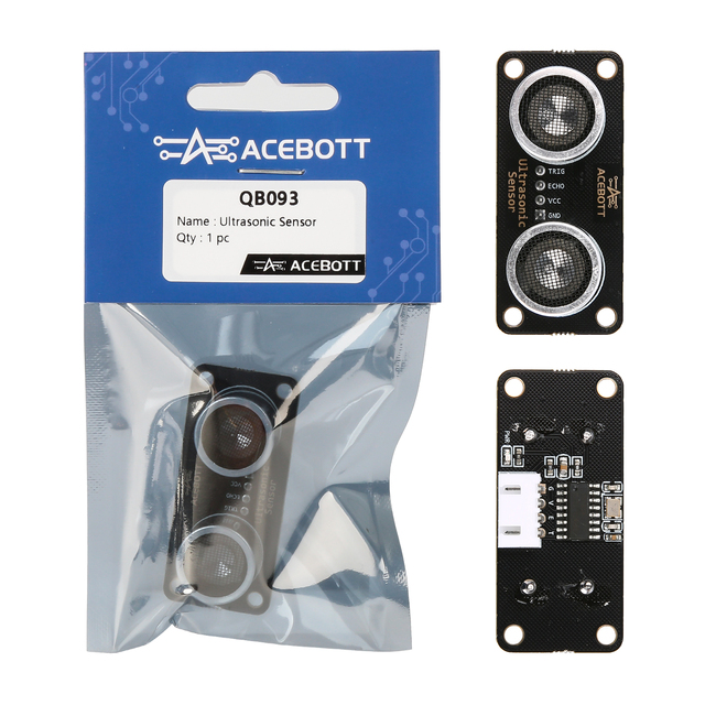 ACEBOTT OEM/ODM Smart Electronic Module HC-SR04 Ultrasonic Transmitter Receiver Distance Measuring Transducer Sensor for Arduino