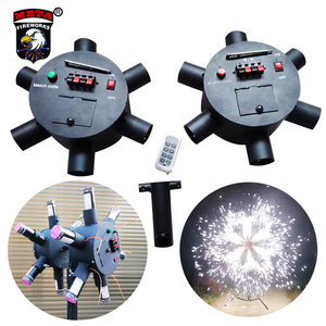 Sistema di accensione fuochi d'artificio a forma rotonda per effetti scenici, fontane pirotecniche, ruote e mulini a vento rotanti, per matrimoni - Product Image 1