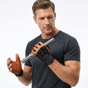 Customized Colour Logo Breathable Lightweight Heavy Gym Exercise Fitness Weight Lifting Gloves Leather for Men/Women Size - Product Image 1