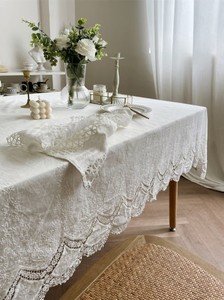 OEM ODM Haute Qualité Luxueux Design Moderne 100% Ensemble de Nappe Multicolore en Coton Biologique Offre Spéciale Technique Tissée Florale - Product Image 6