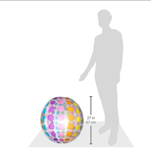 Jumbo gonfiabile cristallino con palloni traslucidi spiaggia festa estiva in piscina - Product Image 6