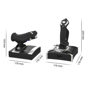 Venta al por mayor PXN 2119 Pro USB con cable simulador de vuelo Joystick controlador de juego para PC Ps4 <span class=keywords><strong>Xbox</strong></span> - Product Image 2