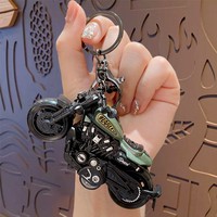 Porte-clés moto Harley créatif, pendentif de sac à dos ou de téléphone portable, breloque tendance, cadeau
