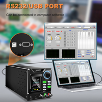 Alimentation AC à DC programmable SPPS-D4001 avec interrupteur de sortie établi de maintenance de laboratoire régulateur de tension et de courant