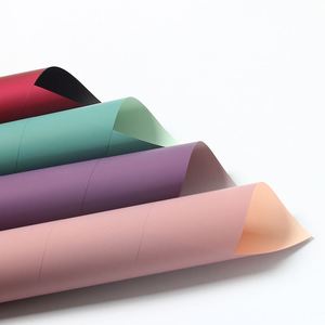 กระดาษห่อกันน้ำสีพื้นแบบใหม่ สไตล์เกาหลี สำหรับห่อดอกไม้ ของขวัญ คุณภาพสูง - Product Image 3