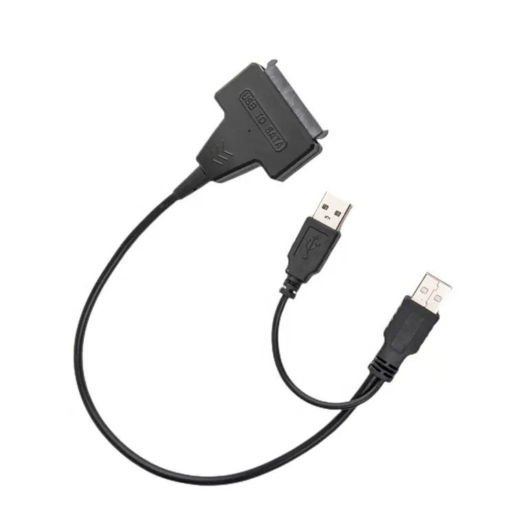 Cavo adattatore per disco rigido da 2.0 pollici da usb 2.5 a sata 22 pin ad alta velocità