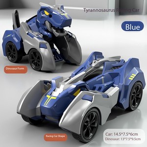 Juguete Ecológico de Dinosaurio Tiranosaurio <span class=keywords><strong>Rex</strong></span> Transformable en Auto, Cubo de ABS con Inercia y Fricción, Juguete de Moda en Tiktok - Product Image 5
