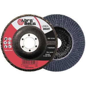 ABRA BETA - AB001000406 Flap discs with <b>fiberglass</b> backing and zirconia <b>cloth</b> with flat profile (multi-pack) ABRASIVES - Product Image 1