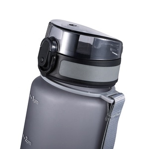 低MOQ BPAフリー カラフル プロテイン トリタン スポーツ フィットネス モチベーションを高める プラスチック製 水筒 蓋付き - Product Image 3