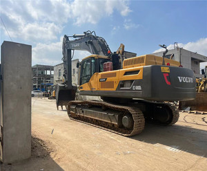 Énorme pelle volvo ec 480 d'occasion de 48 tonnes avec machines de creusement sur chenilles ec480dl de haute qualité - Product Image 6