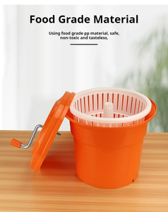Baribari thương mại nhà bếp Salad Spinner nhựa rau máy giặt Máy sấy Lọc drainer Rau diếp Spinner công cụ - Product Image 6