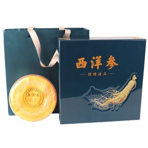 Caja de Regalo de Ginseng Americano, Empaque de Alta Gama, Material Compuesto Rectangular, Artesanía Hecha a Mano - Product Image 5