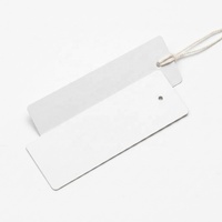 Yazdırılabilir Kağıt RFID Giysi Etiketi 110x37mm U9 UHF Perakende İçin Giyim Etiketi